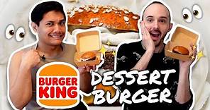 Burger King Made A Dessert Burger!? 🧁🍔 Americans Try The Semmelburger From Burger King Sweden