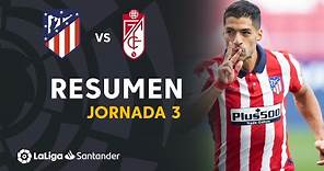 Resumen de Atlético de Madrid vs Granada CF (6-1)