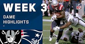Raiders vs. Patriots Week 3 Highlights | NFL 2020
