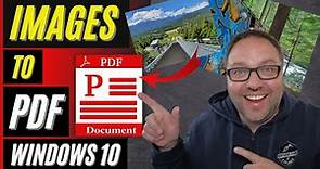 How to Convert Images to PDF | Free | Windows 10