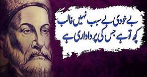 Mirza Ghalib Famous Poetry Collection |mirza Ghalib Best Poetry In Urdu| Best Urdu poetry