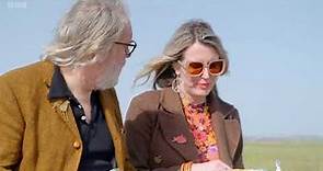 Jim Moir (Vic Reeves) & His Wife , Nancy Sorrell , at Elmley Nature Reserve , Isle of Sheppey