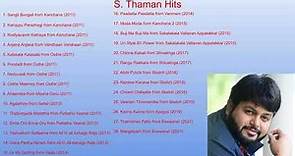 S. Thaman Tamil Hit Songs | S. Thaman Songs | Tamil Songs | A.V.K.T Tamil Music World