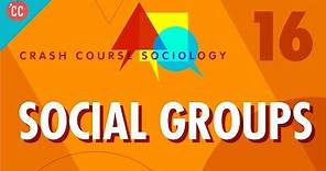 Social Groups: Crash Course Sociology #16