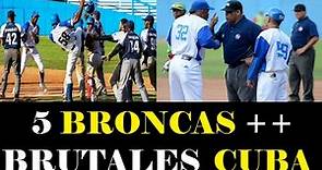 5 Peleas más Grandes de Béisbol en Cuba captados por las cámaras de la televisión #béisbolcubano
