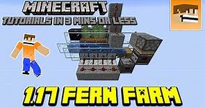 Fern Farm - Minecraft Tutorials in 3 minutes or less | Minecraft 1.17