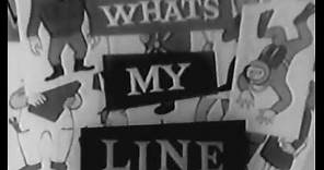 What's My Line? BBC - Eamonn Andrews, host - Rare complete episode! (Oct 5, 1957)