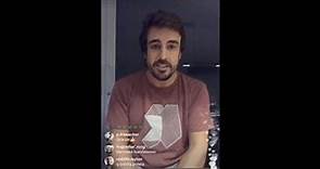 Fernando Alonso - Instagram Live 12/10/2017