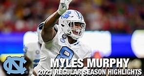 Myles Murphy 2021 Regular Season Highlights | UNC DL