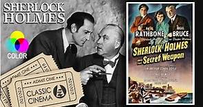 🎟🕵️‍♂️ Sherlock Holmes y el ARMA SECRETA | 1942 Español / Color 🖌