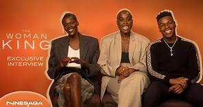 The Woman King | Interviews with Lashana Lynch, Shelia Atim & John Boyega | NNESAGA