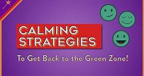 Get Back to the Green Zone! | Self-Regulation Lesson 5
