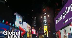 New Year’s 2021: Times Square ball drop in NYC marks New Year