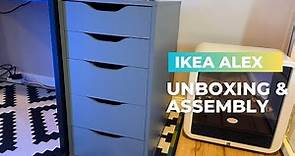 Ikea Alex Drawer Unit Unboxing & Seamless Assembly Guide! 🏠✨