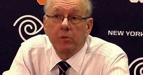 Watch Syracuse coach Boeheim's most memorable press conference moments from this past season