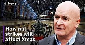 Rail strikes threaten to bring UK to Christmas standstill