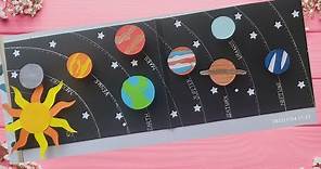 solar system craft DIY Planets Craft | Solar System Model Paper planets SOLAR SYSTEM MODEL