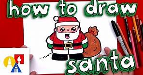 How To Draw Cartoon Santa Claus