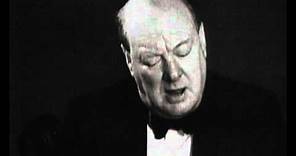 Winston Churchill speech on World War II