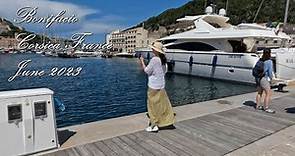 Bonifacio Corsica France June 2023 walk tour 4k tourist train