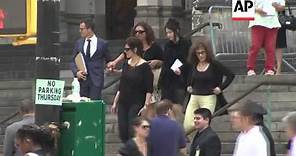 Funeral of Sopranos star James Gandolfini held in New York