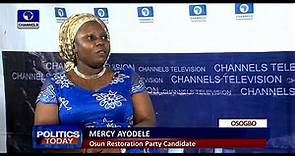 Men Have Failed Us, Says First Female Guber Candidate In Osun |Politics Today|