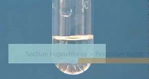 Sodium Hypochlorite + Potassium Iodide
