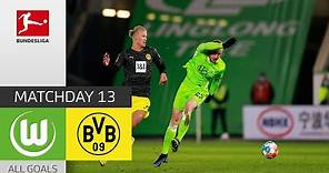 Haaland Record! | VfL Wolfsburg - Borussia Dortmund 1-3 | All Goals | Matchday 13 – Bundesliga 2021