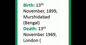 Information about Iskandar Ali Mirza | birth and death dates of Sikandar Mirza