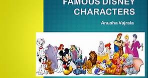 Famous Disney Characters