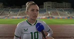 Denise O'Sullivan post-match interview in Shkoder