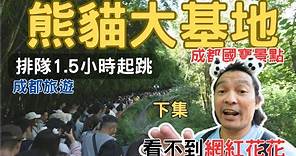 成都自由行2023 成都最大熊貓基地 一口氣逛完南區跟西區 下集 看不到花花 成都熊貓 成都景點 成都熊貓大基地 熊貓 小熊貓 成都小熊貓 EP.05