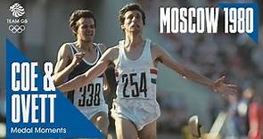 Seb Coe 1500m Gold, Steve Ovett Bronze | Moscow 1980 Medal Moments