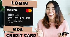 How to Login M&S Credit Card Account? M&S Credit Card Sign In Tutorial @LoginHelps