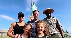 NBC's Keir Simmons brings his family to America for the first time