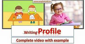 How to write a Profile