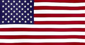 Evolución de la Bandera Ondeando de Estados Unidos - Evolution of the Waving Flag of United States