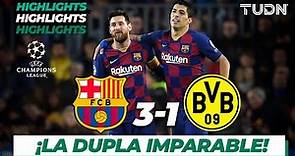 Highlights | Barcelona 3 - 1 Dortmund | Champions League - J5 - Grupo F | TUDN