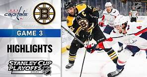 First Round, Gm 3: Capitals @ Bruins 5/19/21 | NHL Highlights