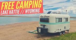 Free Camping at Lake Hattie, WY