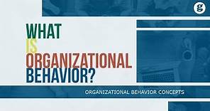What is Organizational Behavior?