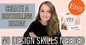How To Create Simple Designs That Will Sell 🔥 (Create an Etsy Bestseller With Me!)