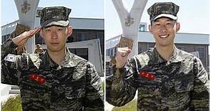 Heung Min Son termina el servicio militar con honores