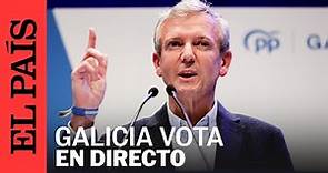DIRECTO | Alfonso Rueda, candidato del PP a presidir la Xunta en Vilagarcía de Arousa | EL PAÍS