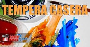 Cómo hacer TEMPERA CASERA ⊳ Receta fácil y rápida