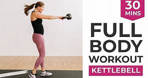 30-Minute Kettlebell Workout for Women | Full Body Kettlebell Workout