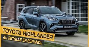 Toyota Highlander 2021 ✅ al detalle en español 🇪🇸