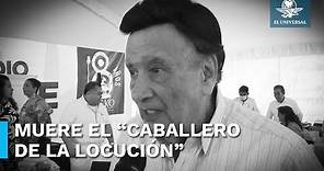 Muere la voz de “En familia con Chabelo”; Gustavo Adolfo Ferrer Galguera tenía 79 años