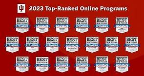 IU Online's 2023 Top-Ranked Online Programs