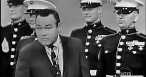 US Marines drill to commands of Jonathan Winters and four other civilians
